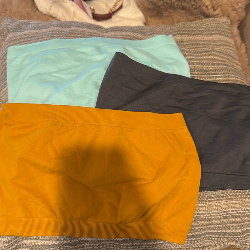 Multi color tube tops